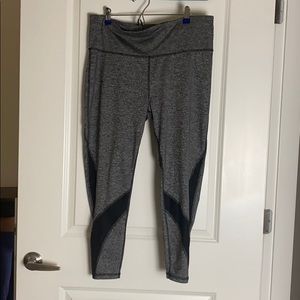 xersion black and gray work our pants